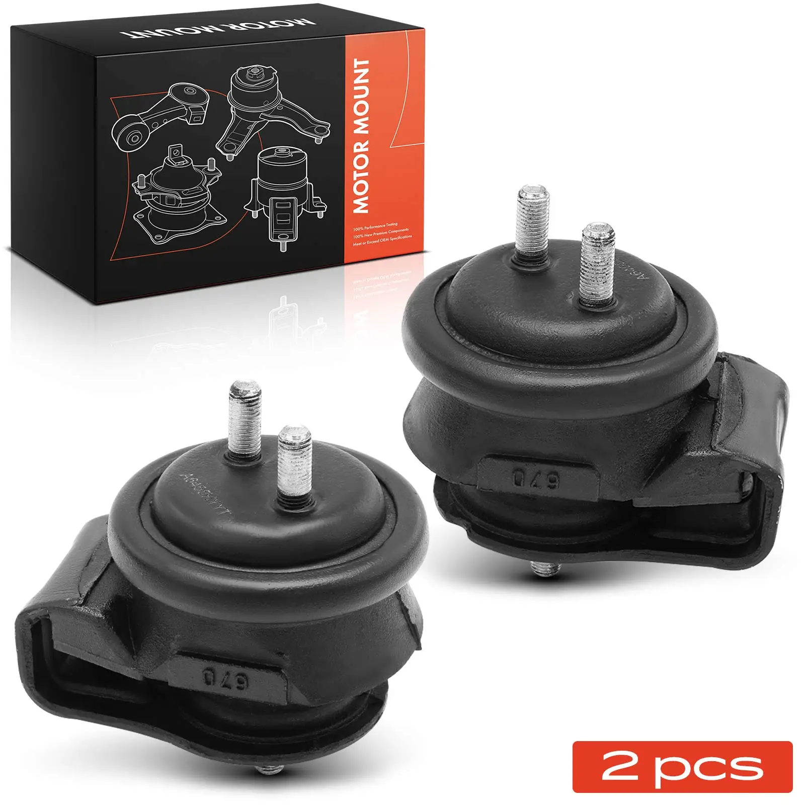 Frankberg 2x motoronderdelen voorzijde links rechts voor Suzuki Grand Vitara I 1.6L 2.0L 92241645 92239457 EM-8093 EM-8578 92239456