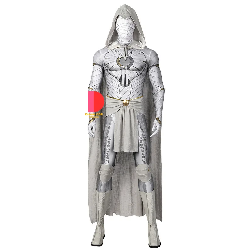 Popular Movie Adult Men Moon Superhero Knight Marc Battle Suits Jumpsuits Cosplay Costume Halloween Party Suit Love Live Cosplay