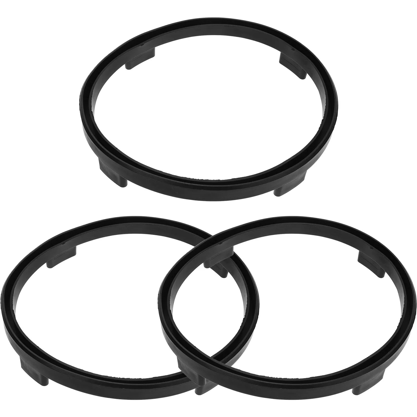 3Pcs Orff Drum Foot Replacement Parts Plastic Floor Drum Feet Stable Wear-Resistant Bottom Stand Accessories for Early Childhood
