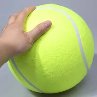 9.5 Inch Dog Chewing Toy Big Inflatable Tennis Ball Giant Tennis Ball Kids Ball Pet Dog Interactive Toys Outdoor Cricket Dog Toy
