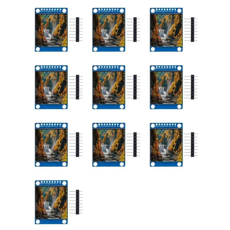 3CGRO-10Pcs 1.54-Inch IPS TFT Display Module - 240X240 HD Resolution, SPI Interface With ST7789 Driver TFT