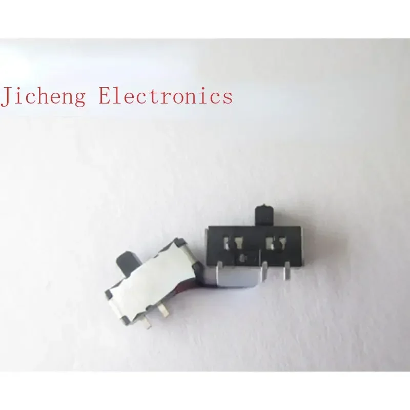 10PCS Thin Handle Patch Sliding Switch 1P2T Three-pin Two-gear Toggle  K3-1291S
