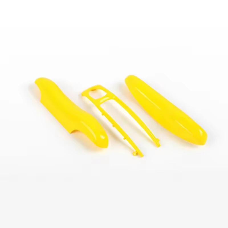 

Car Key Case Racing Yellow for Porsche 718 918 Macan Cayenne Cayman Panamera Boxster Taycan Fob Replacement Case 3pcs/Set
