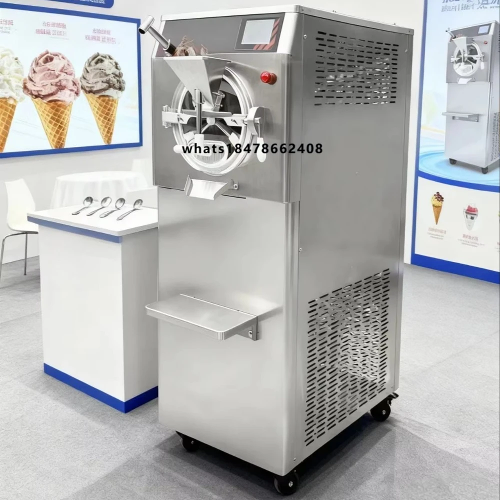 Commercial Stainless Steel Energy Star Certified Large Capacity Horizontal Batch Freezer 40L Tank Hard Ice Cream Milk Fruit