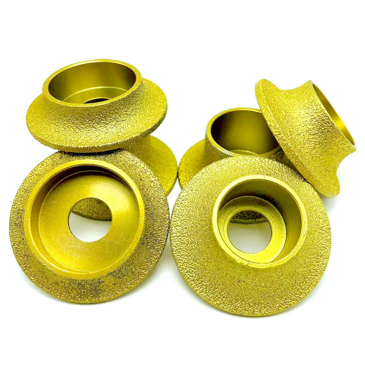 

1pcs Diamond Grinding Wheel for marble Tile Demi-bullnose Edge Profile Wheel Dia 3inch/75mm Grinding Disc Bore 22mm