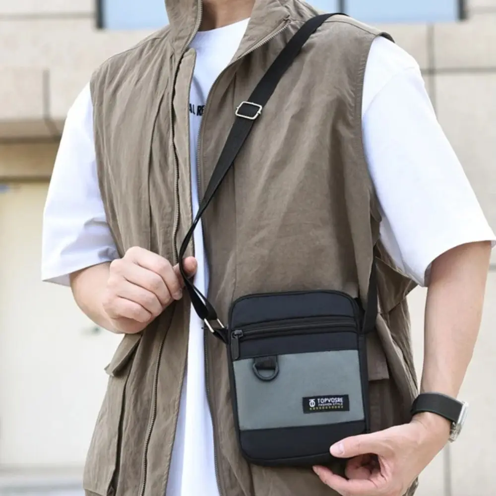 New Oxford Cloth Men Shoulder Bag Large Capacity Waterproof Messenger Bag Comfortable Portable Crossbody Bag Travel
