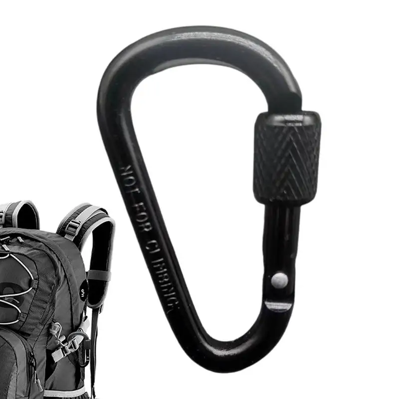 Carabiner luar ruangan, Kit perjalanan mendaki, peralatan berkemah, perlengkapan bertahan hidup bahan Aloi aluminium, kait Carabiner luar ruangan untuk memanjat, Mountaineering