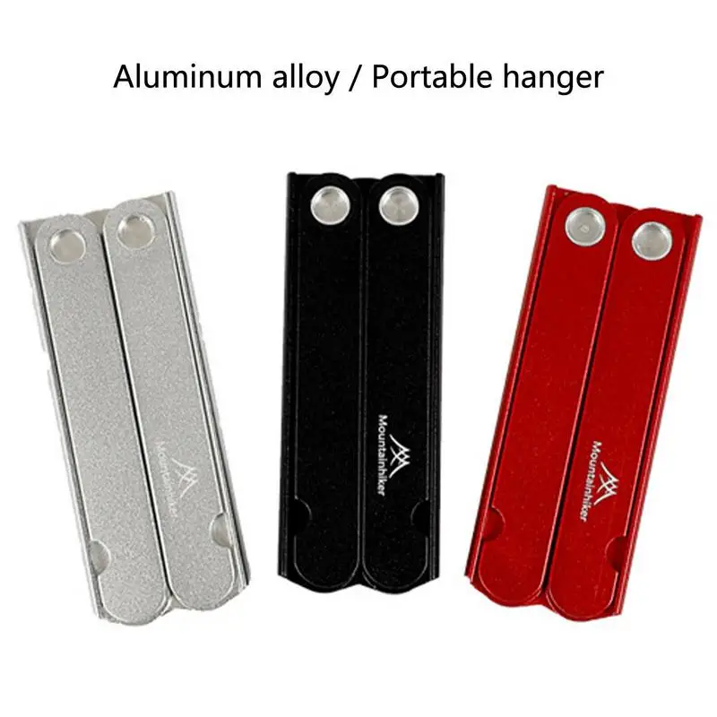 Folding Clothes Hanger Aluminum Alloy Foldable Travel Hangers Closet Clothes Hangers Portable Lightweight And Durable