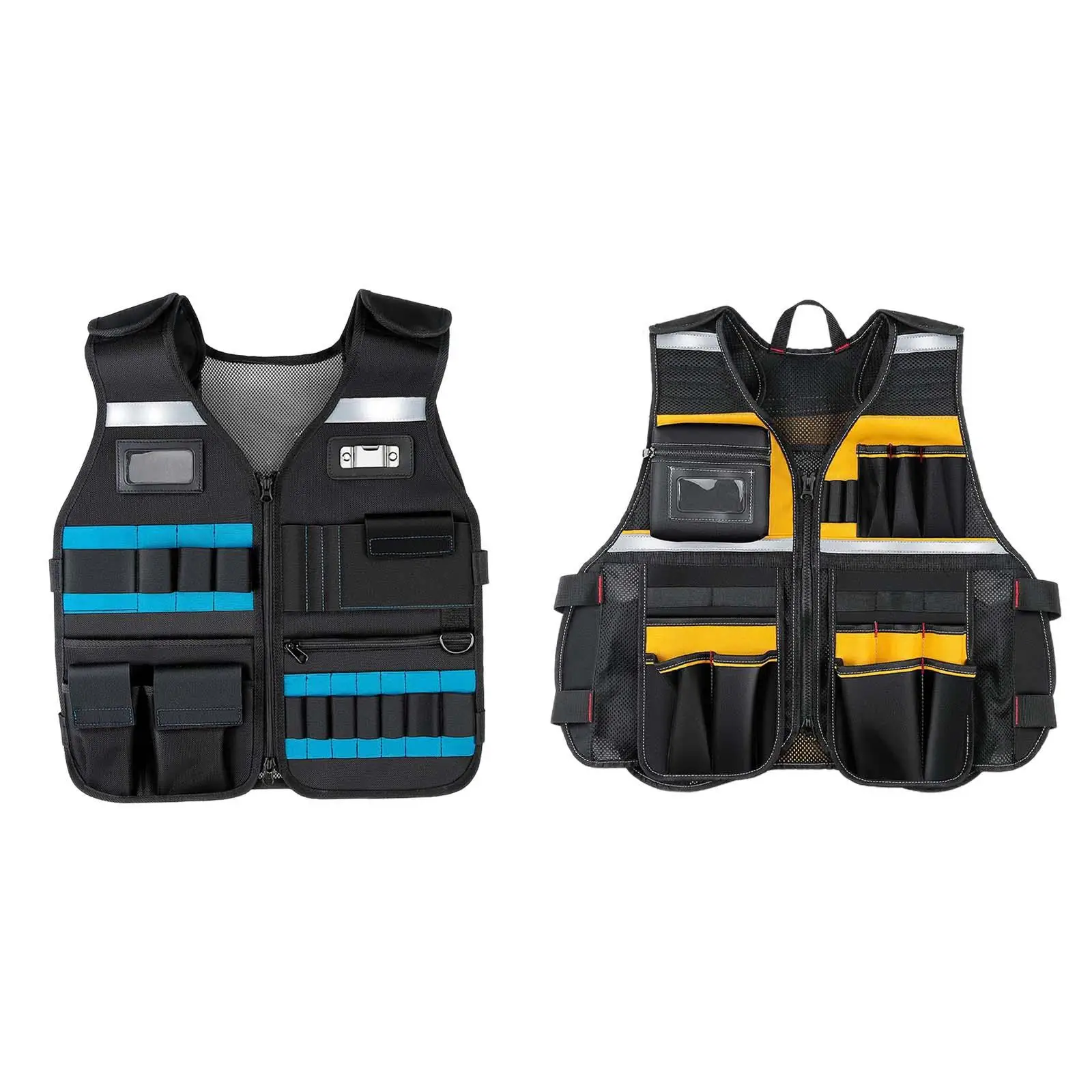 

Tool Vest with Pockets Hardware Tool Pouch High Visibility for Household