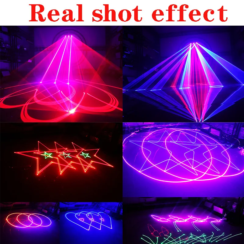 Imagem -05 - Rgb Stage Lighting Effect Laser Projector Lights Dmx Sound Music Scan dj Disco Festa Clube Bar Lâmpada de Casamento Profissional 3w