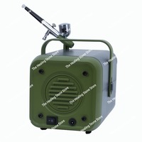 Oil-free silent artist inkjet painting air pump model coloring airbrush set