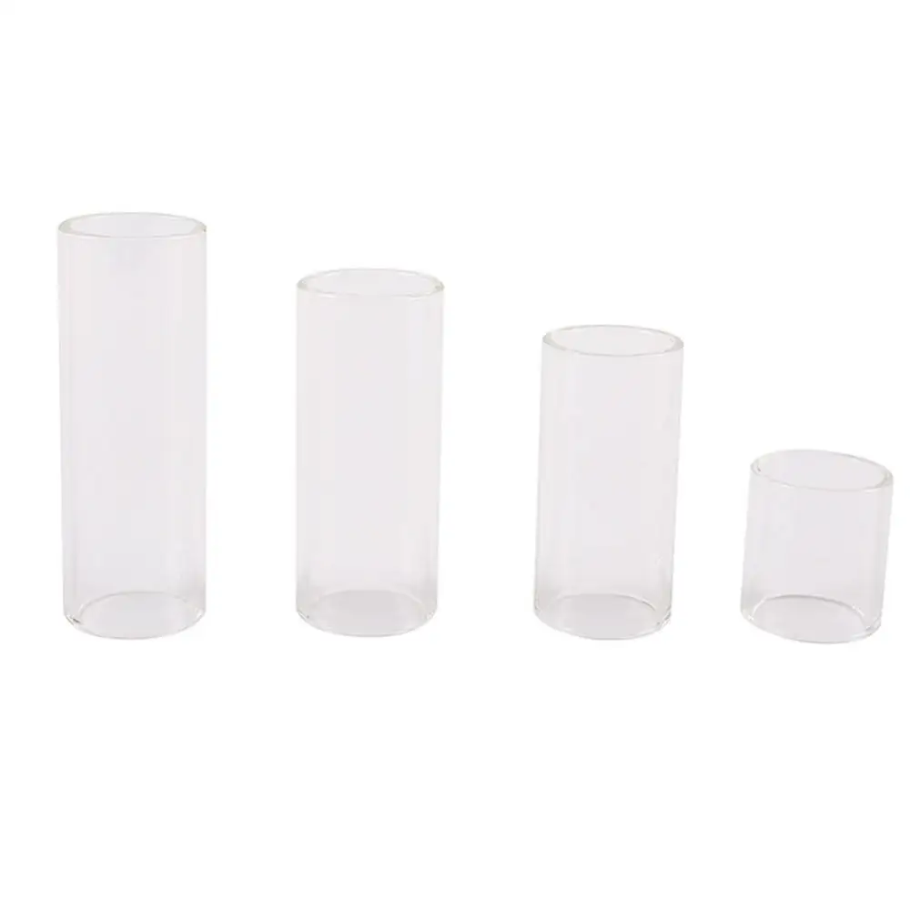 Slider Tube Transparent Glass Guitar Bass Finger Sleeve Accessories String Instruments Guitar Accessory Finger Slides