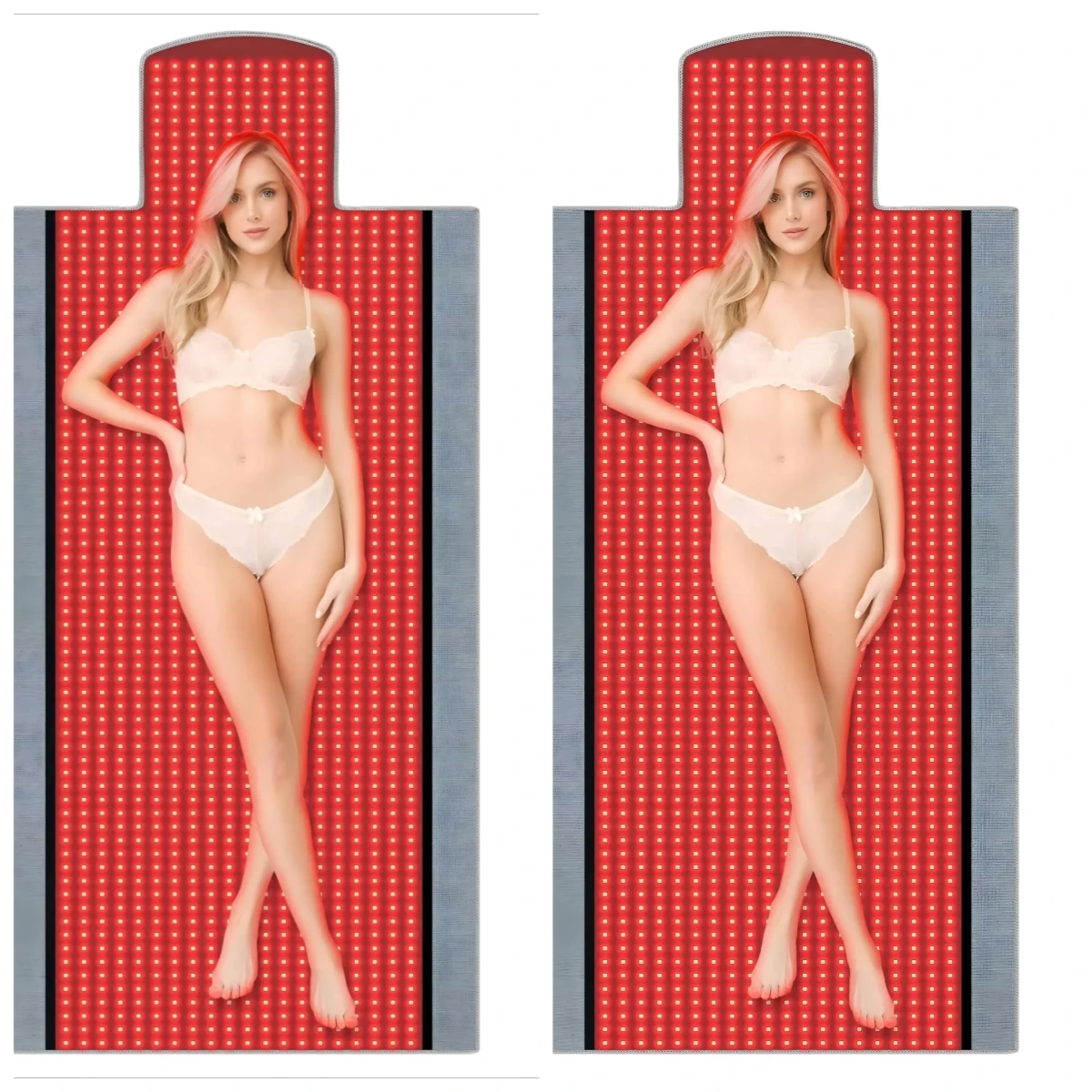 

Hot selling：Good Quality Dual Wavelength LED Beads Red Light Therapy Mat for Full Body Red Light Therapy Bed for Home Use