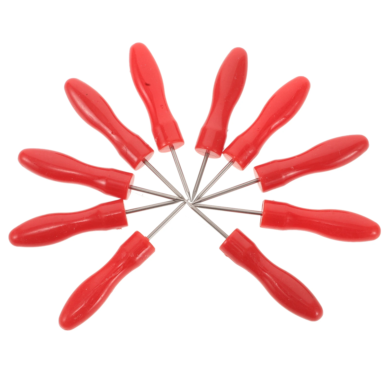 

10Pcs Eyelash Glue Bottle Piercing Needles Stainless Steel Nozzle Opening Tools For Lash Extension Supplies