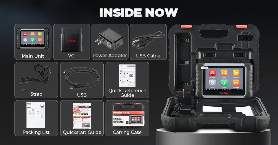Autel MaxiCOM MK808KBT Diagnostic Tools MK808KBT OBD2 Scanner Code Reader All System Same as MK808BT PRO
