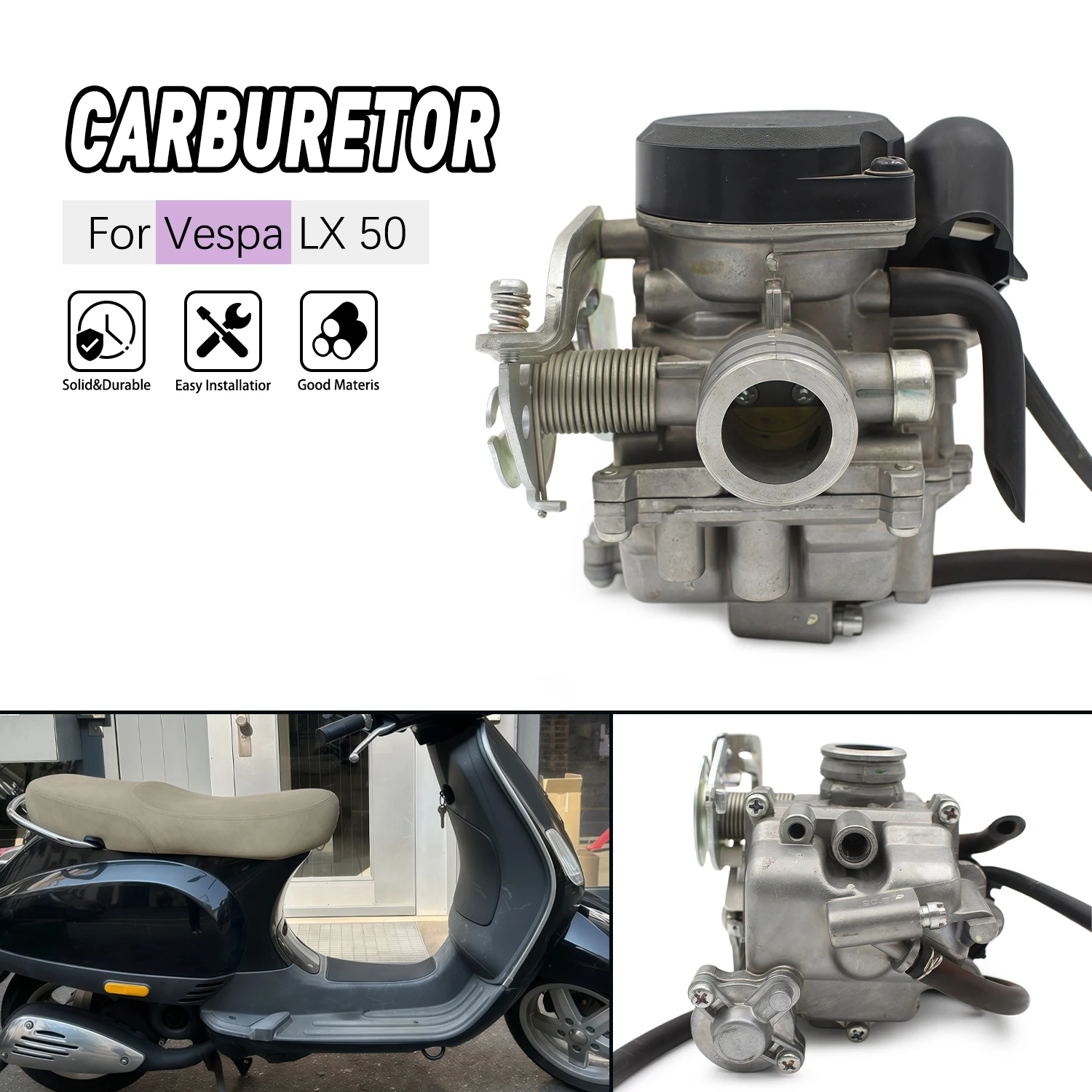 For Vespa Lx 50 Zip…