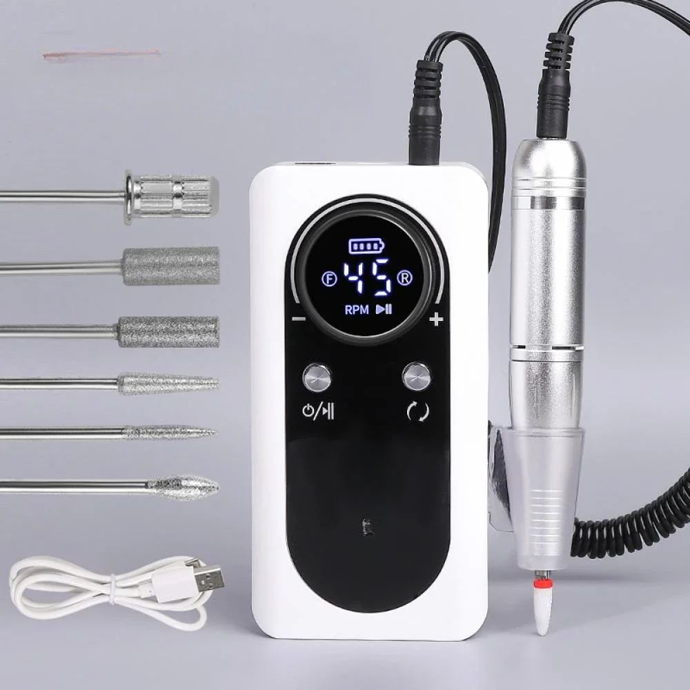 %A Professional Nail Drill Machine  Lathe for Manicure Milling Cutters Polishing Gel Nails Polisher Electric Sander File