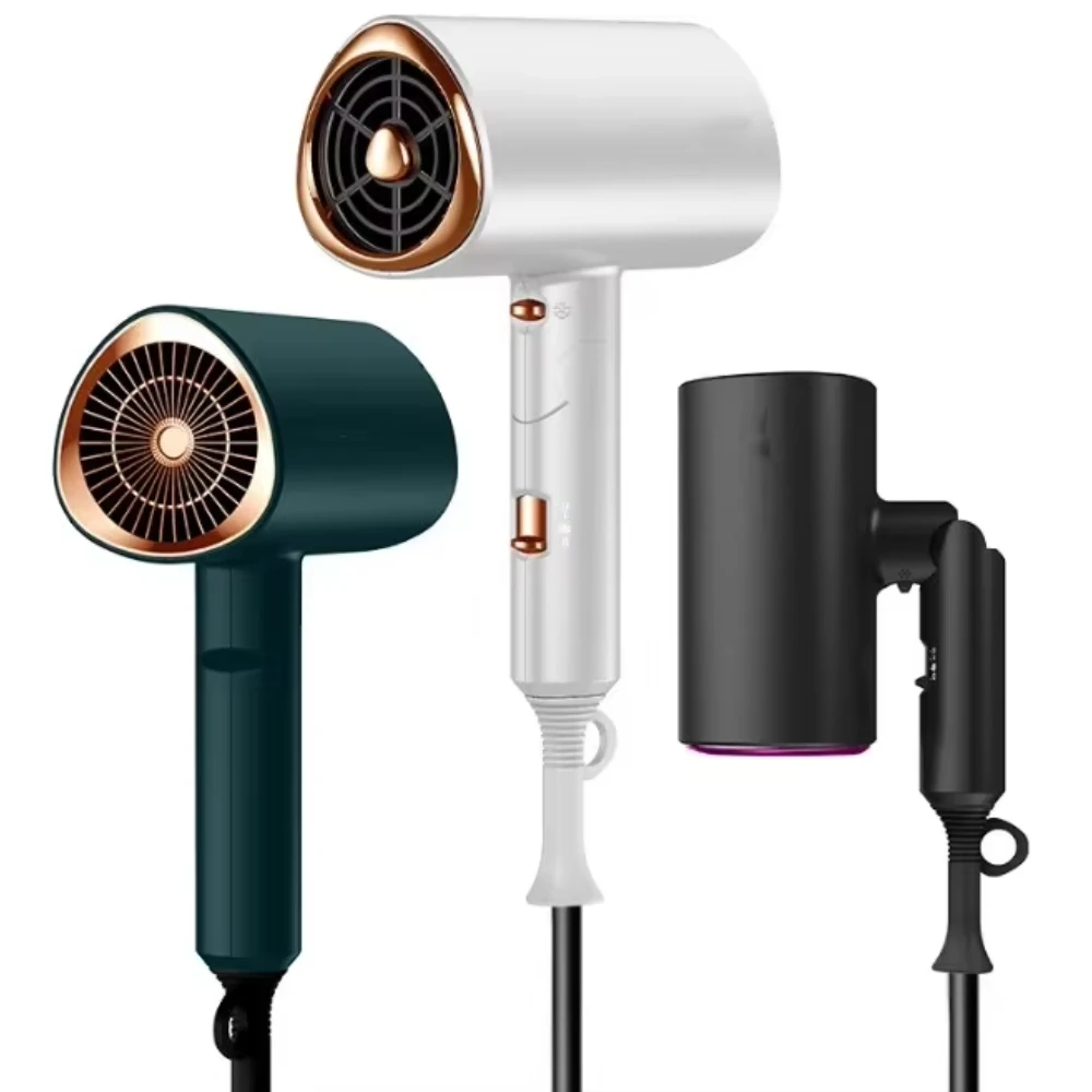 Foldable Multi Gear Adjustment Hair Dryer High-Power 1800w Constant Temperature Hot And Cold Air Hair Salon Styling Machine