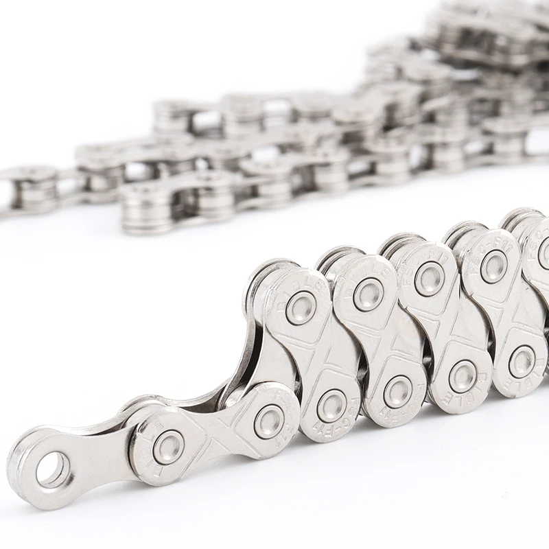 MUQZI Bike Chain 8 9 10 11 12 Speed 116 126 Links Bicycle Chain 1/2 x 11/128 Inch 1/2 x 3/32 Inch