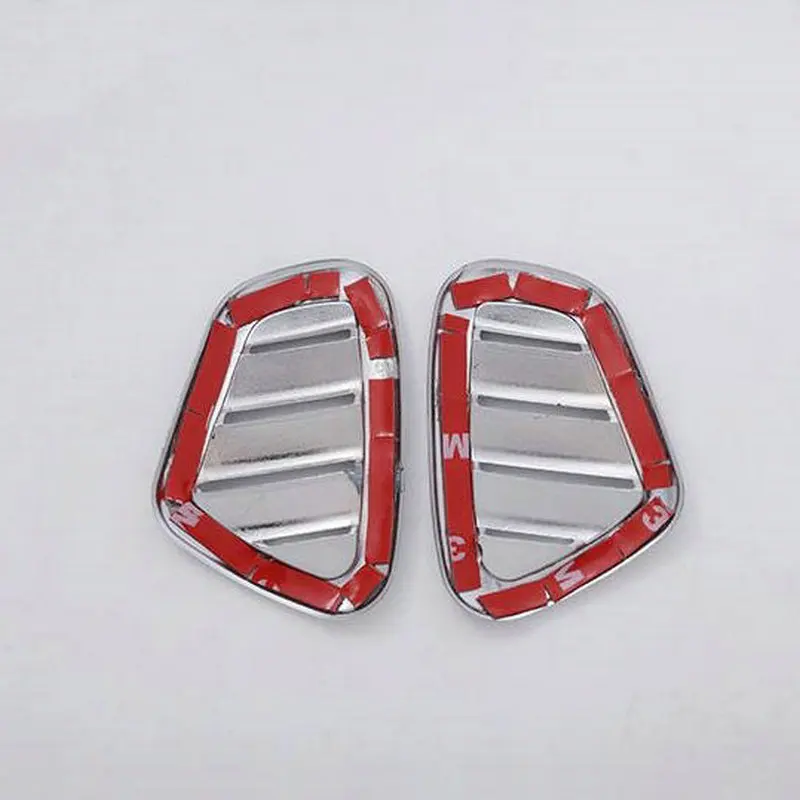 2Pcs/Set Chrome ABS Dashboard Side Air Conditioning Outlet Cover Trim For Mercedes Benz W213 E Class E200l E300l 2016 2017