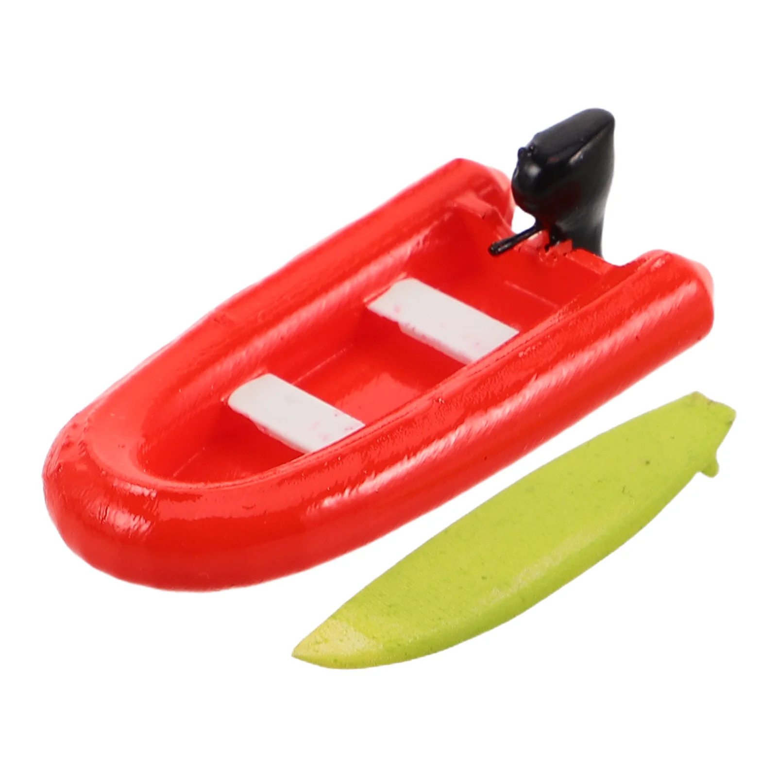 2 قطعة 1:64 مقياس الشاطئ مجموعة صغيرة قارب قابل للنفخ لوح التزلج للأطفال البلاستيك الرمال بركة حوض الاستحمام اللعب قارب بحري المياه في الهواء الطلق