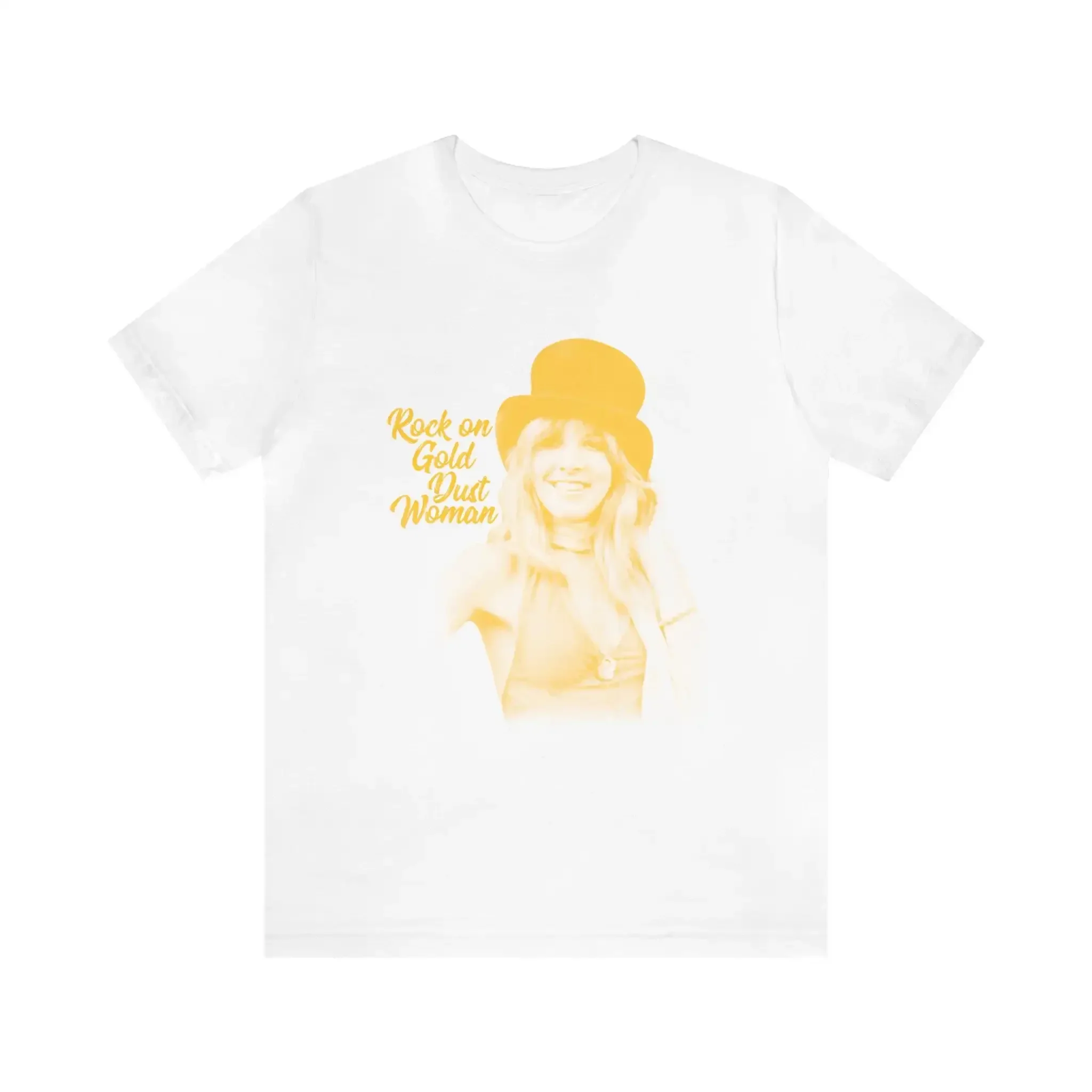 Gold Dust Woman Stevie Nicks Unisex Jersey Short Sleeve Tee