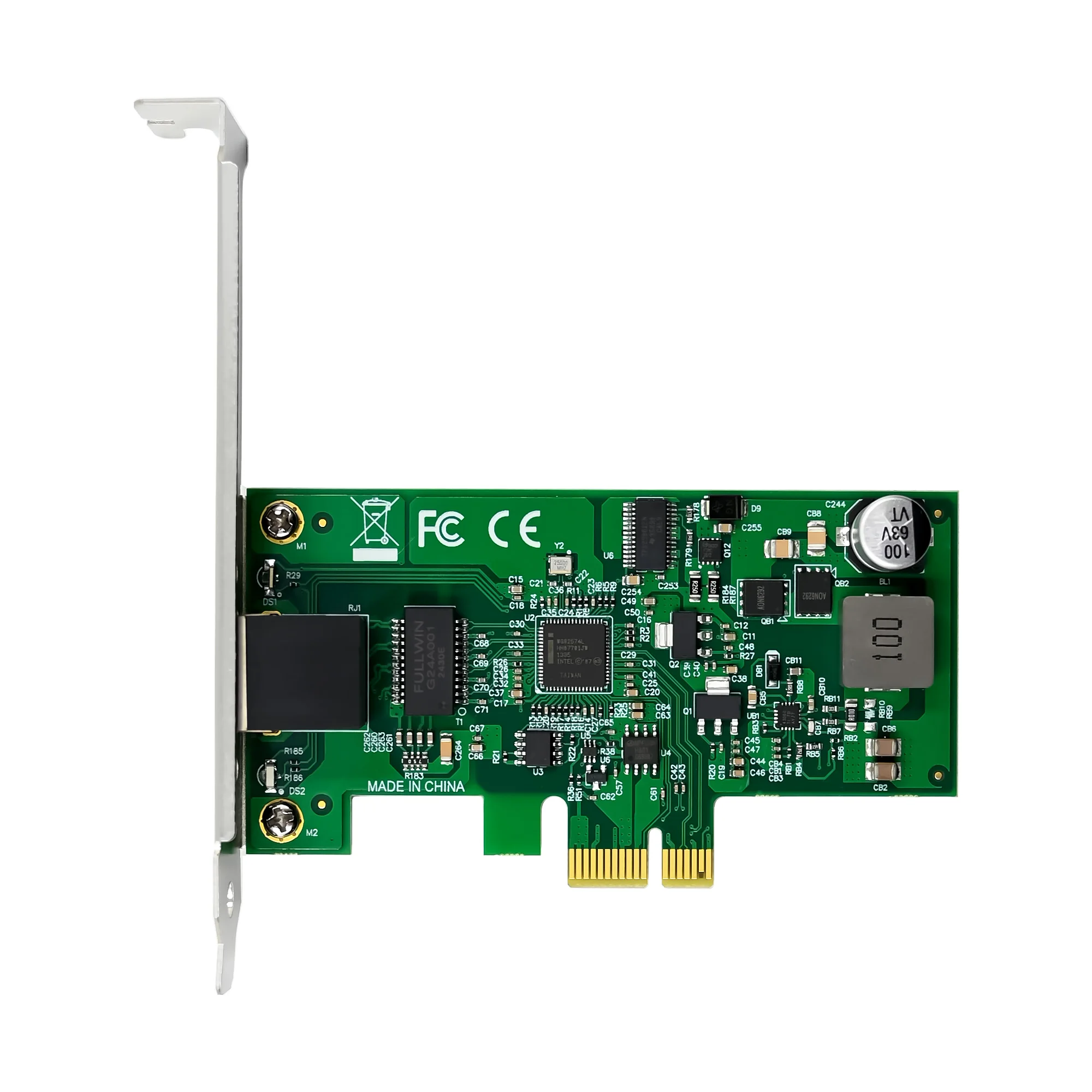 

Sunweit ST7474 WG82574L Single Port Gigabit PoE PCI Express NIC External Wired Network Card for Laptop PCIe PoE Network Adapter