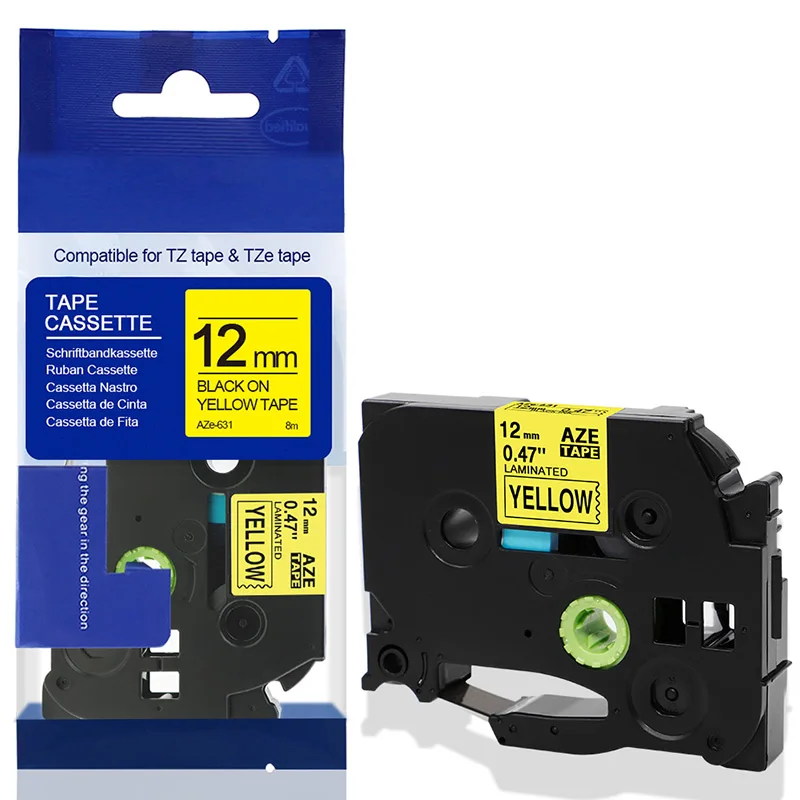 E1000 PRO Label Maker Machine met tape Draagbare labelprinter USB-C voor stroom Meerdere lettertypjes voor schoolkantoororganisatie