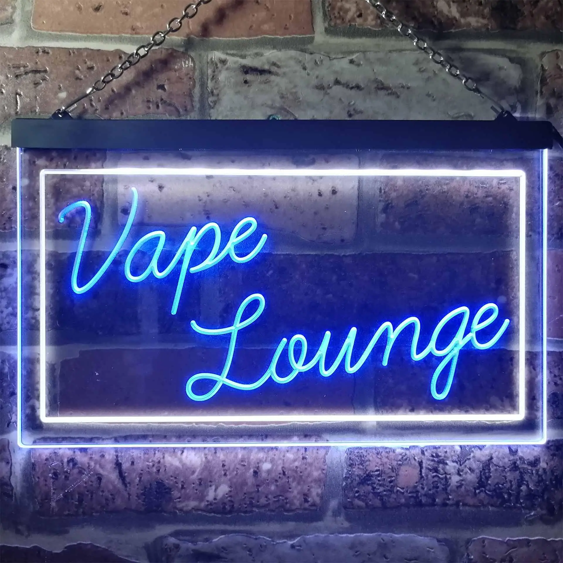 

Vape Lounge Dual Color Led Neon Sign st6-i3312