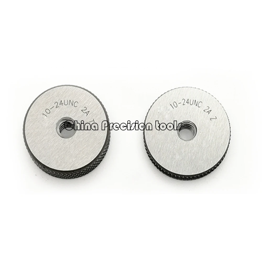 Calibrador de anillo de rosca unificada de 2 piezas, calibrador de tornillo 2A UN UNC UNF 1-64 2-56 3-48 4-40 5-40 6-32 8-32 10-24 12-24 1-72 4-48 0-80 10-32