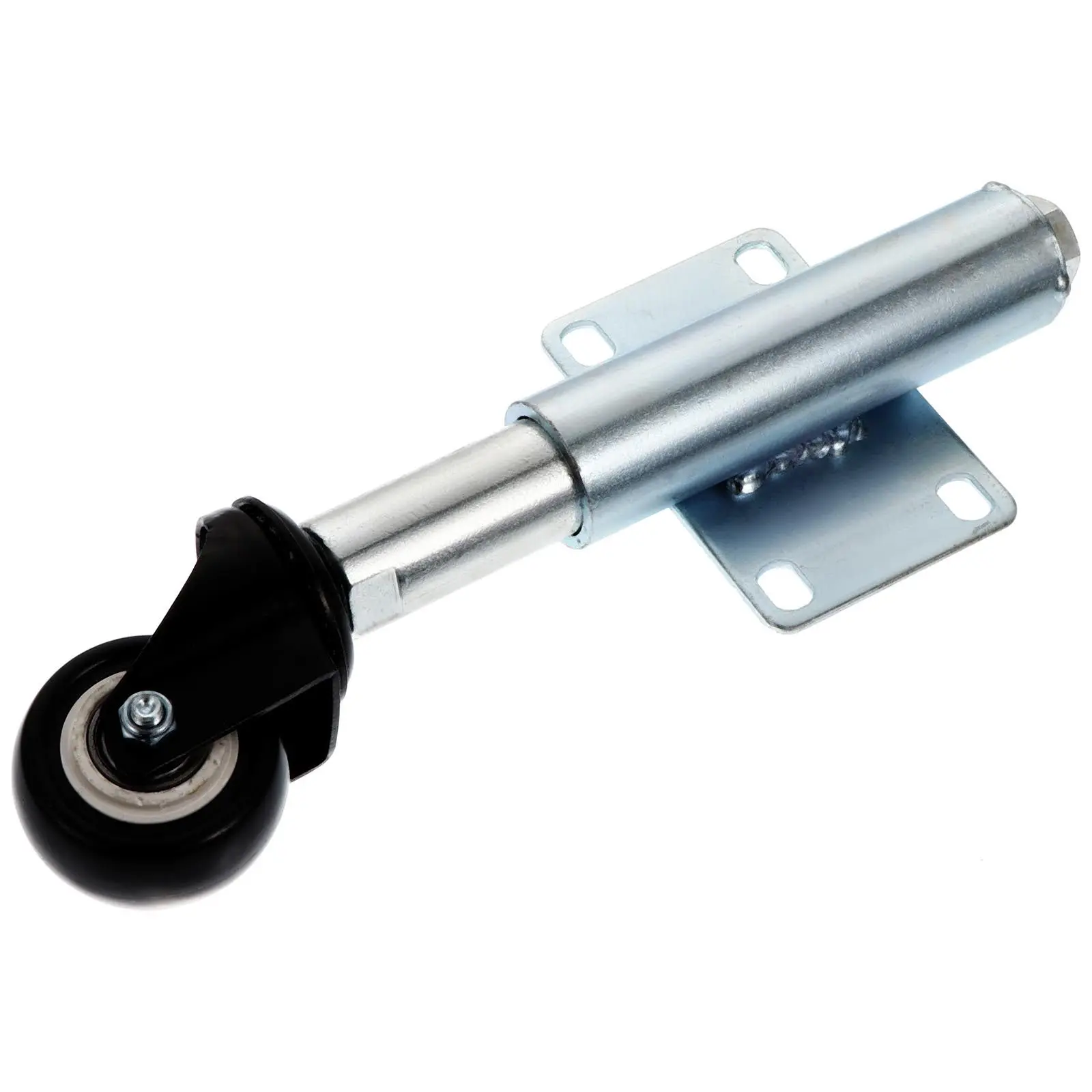 

2 Inch PU Swivel Caster Spring Loaded Heavy Duty Gate Door Wheel Adjustable Bracket for Residential Farm Commercial Cargo