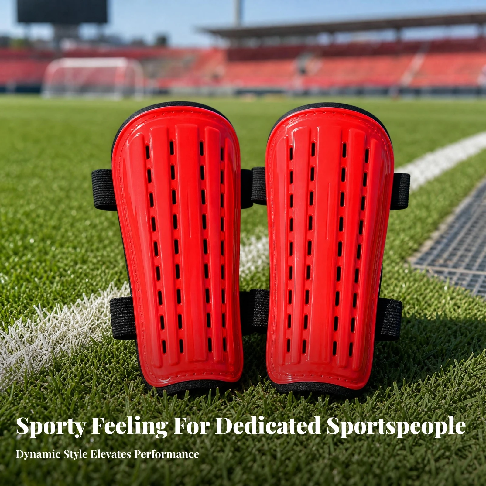 Ventilated Leg Protection Contoured Molded Shin Guards Soccer Shin Guards Sports Gear Breathable for Football view 4