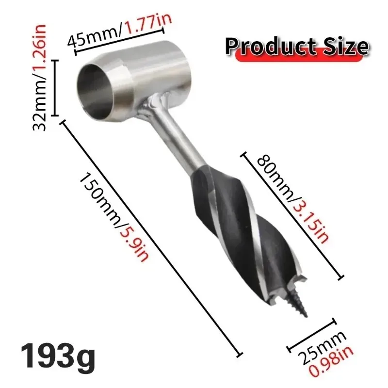 สำหรับการตั้งแคมป์ เจาะรู เครื่องมือเอาตัวรอด ตัดไม้ ใบมีดสี่คม รองรับดอกสว่าน ดอกสว่านสำหรับงานกลางแจ้ง ดอกสว่านช่างไม้ อุปกรณ์เสริมสำหรับงานไม้