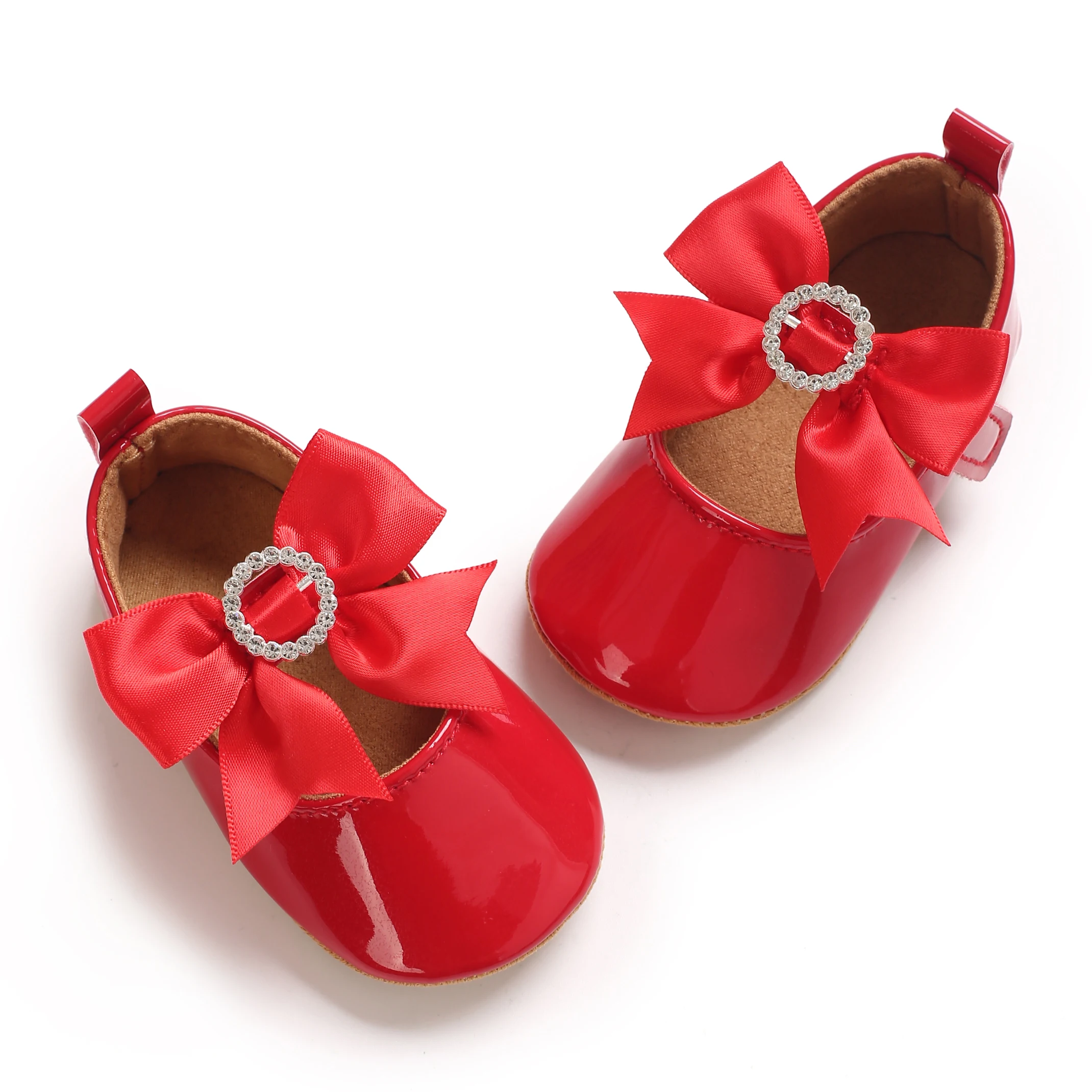 New Spring and Autumn Princess Style Soft soled Sneakers for Baby Girls, Fashionable and Western Style, Multi colored Bow Baby P