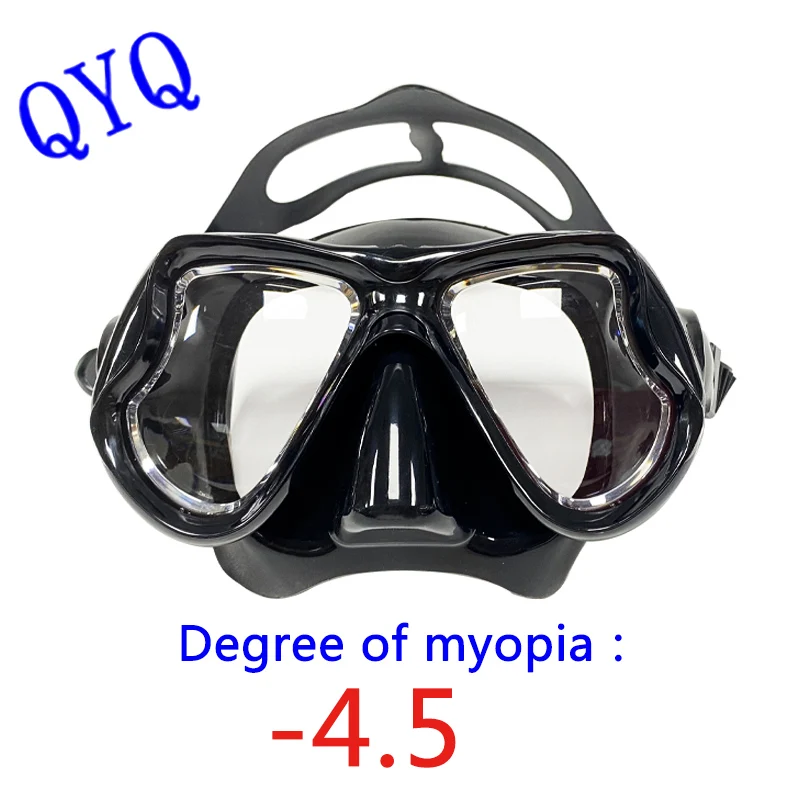 Myopia Diving Masks Snorkeling Set Nearsighted Swimming Goggle Short Sighted Nearsightedness -1.5 to -9.0