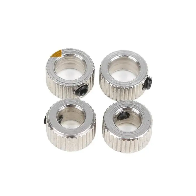 4Pcs Knurled Wheel Collar Wheel Hub Stop, Wheel Limit Collar for Fixed Wing RC Plane, Inner Diameter 2.1/3.1/4.1/5.1/6.1/8.1mm