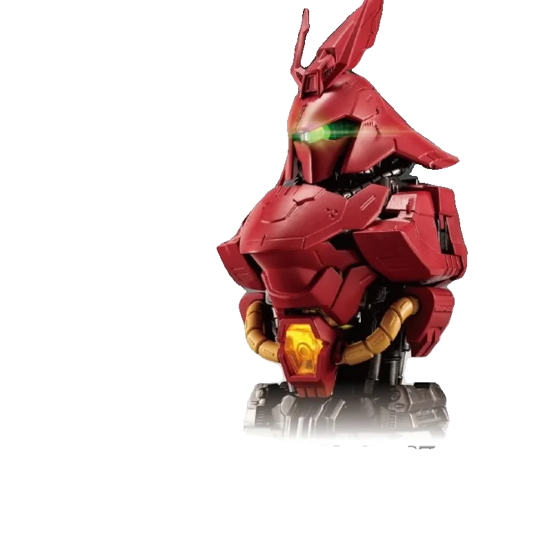 In Stock Bandai Gashapon MS Mechanical Bust 07 Sazabi Char's Counterattack 9.5cm Light - Up Inner Frame Gundam Collectible Model
