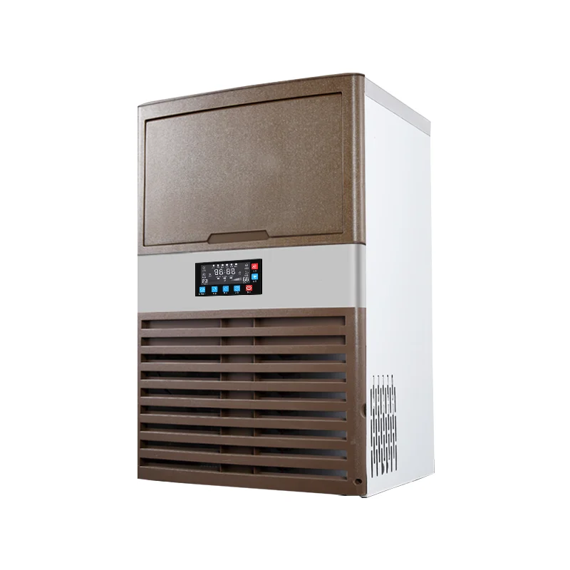 Novità per macchina per il ghiaccio commerciale Macchina per il ghiaccio indipendente per cubetti di ghiaccio in acciaio inossidabile 220/380 V 1 anno di garanzia