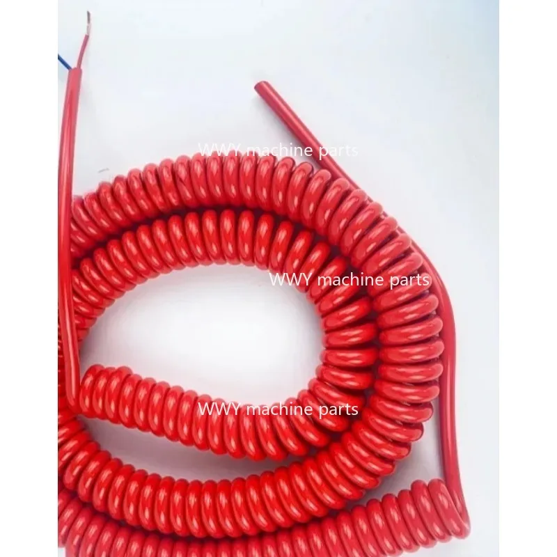 Suitable for Red Spring Spiral Cable Expansion Line 2-core 0.5 ² Stretch 1/2/3/4/5/6/7/8/9/10/15 Meters