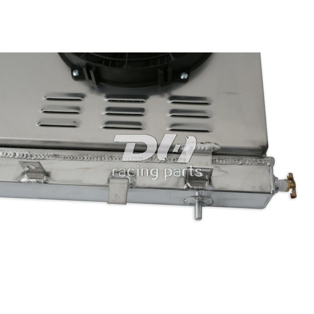 2002-2007 스바루 임프레자 WRX STI GG/GD 2.0 2.5용 2열 라디에이터 및 슈라우드 및 10''팬