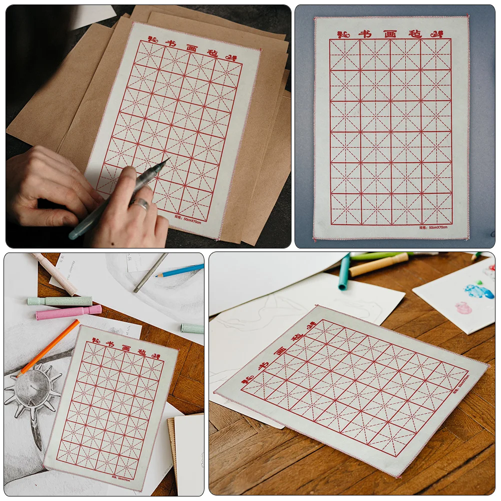 

Набор из 3 войлочных подушечек для рисования и каллиграфии: легкие, удобные для переноски, для ежедневного использования, канцелярские принадлежности для студентов