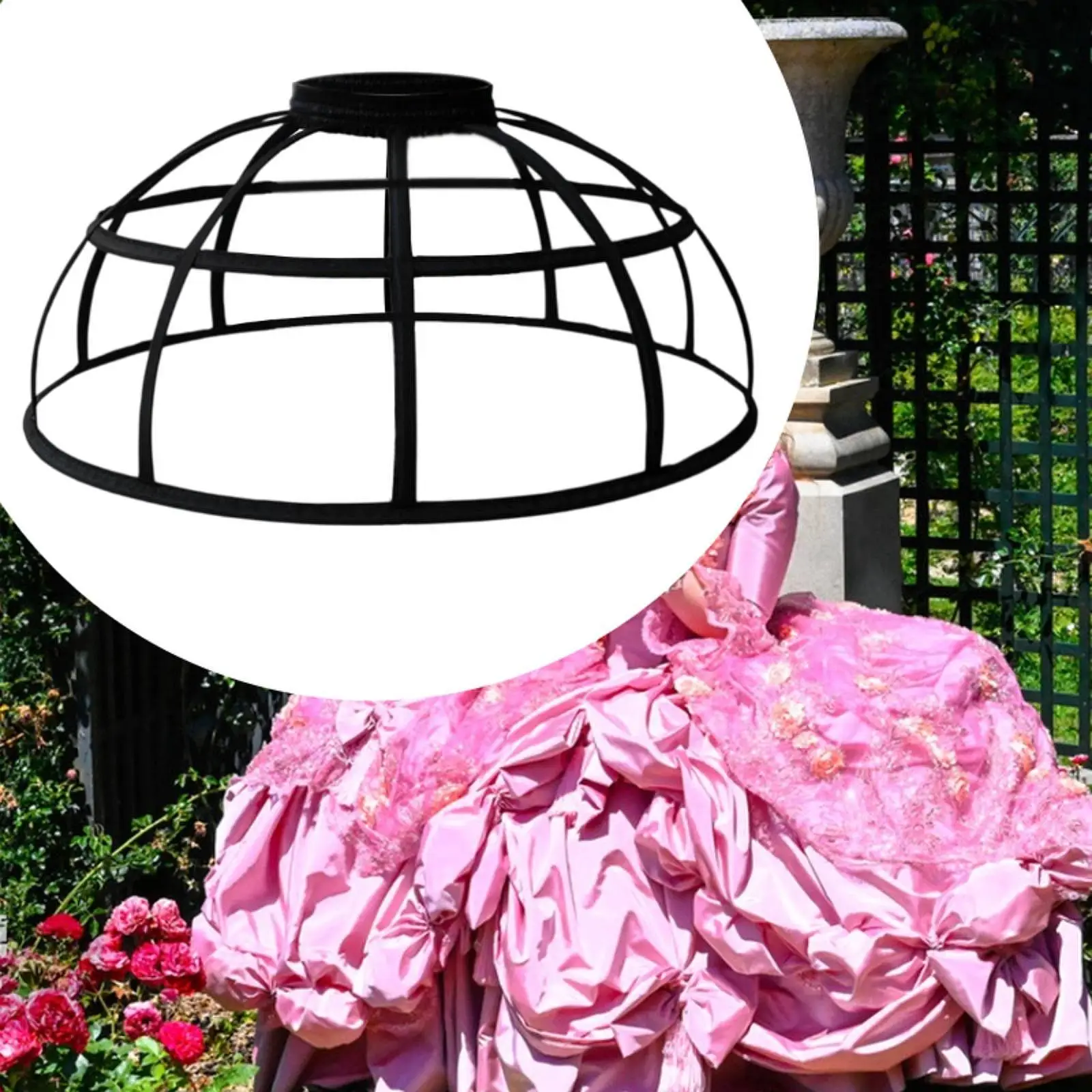 Krinoline-Unterrock für Damen, halber Slip, Trubel-Petticoat, elastische Taille, Hochzeit, Braut-Unterrock, Slip für Abschlussball, Kleid, Cosplay