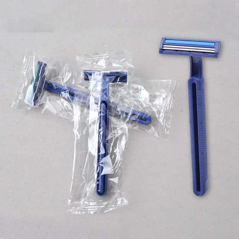 F92F 10 PCs Twin Blade Edelstahl für Rasiermesser -Set -Einweg -Edelstahl -Raser