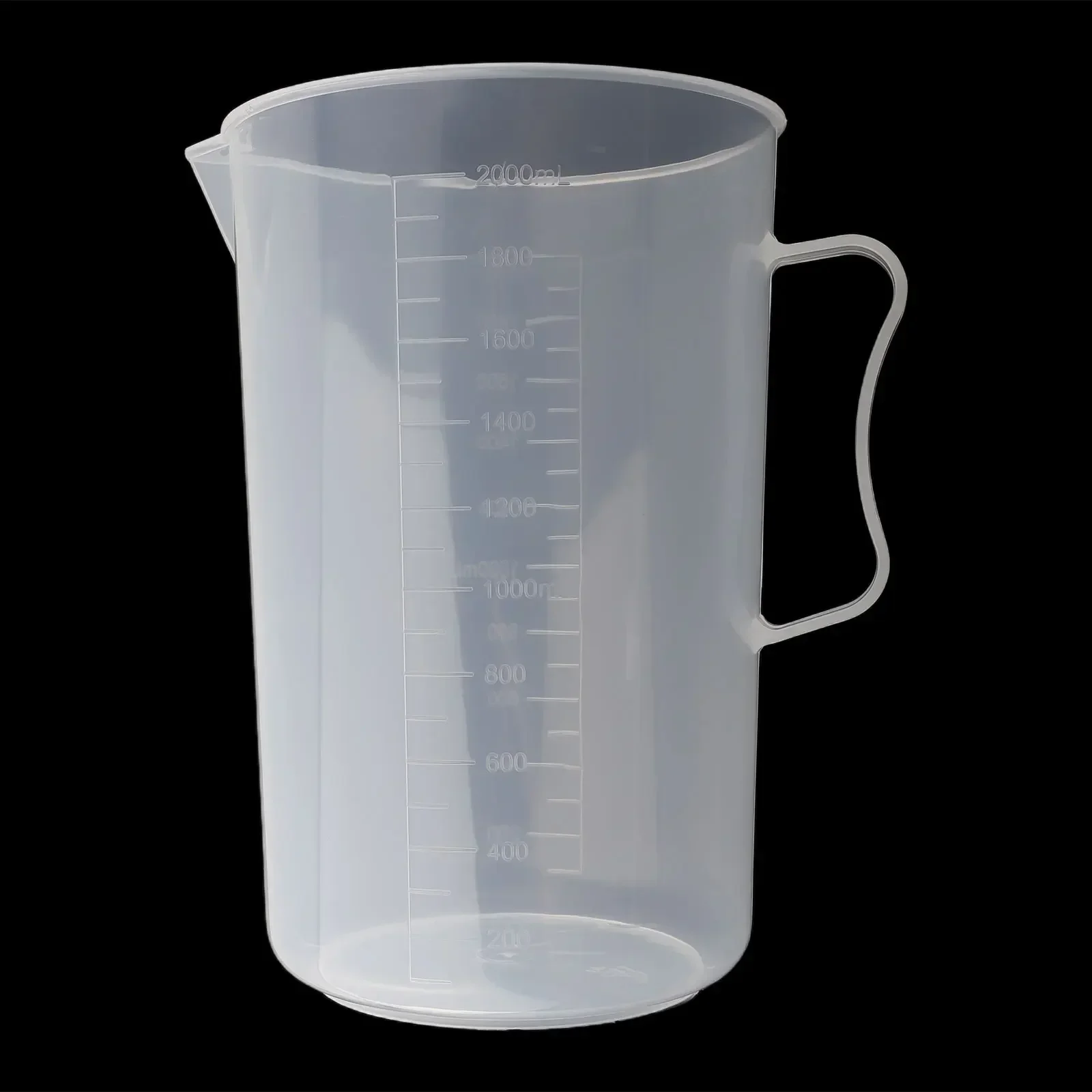 Measuring Jug Plastic Beaker Transparent Measuring Cup  Resistant Clear Scale And Fractional Value Make The Measurement