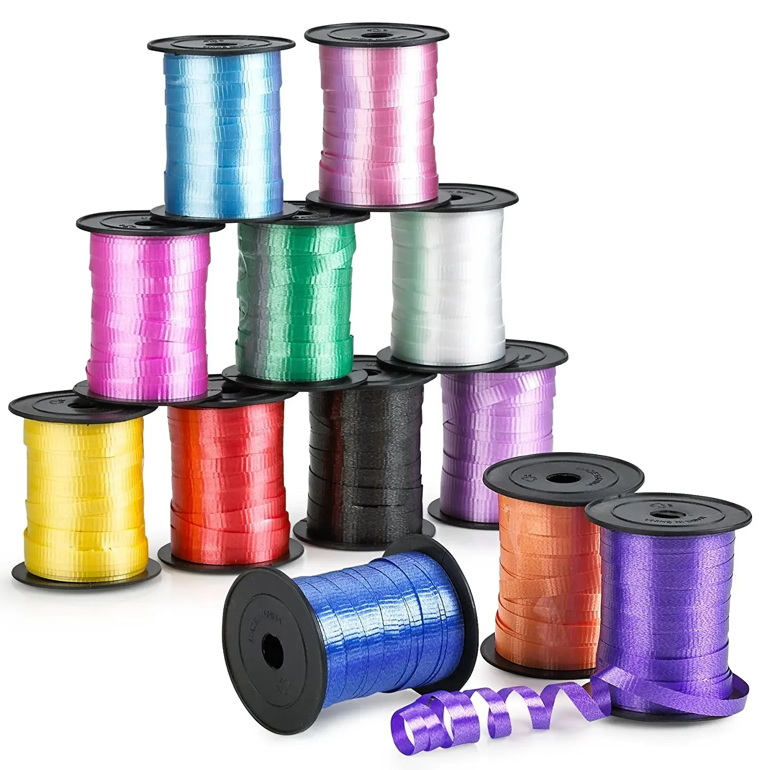 Balloons Ribbons Laser Ribbon birthday party decorations kids Gifts Wedding Decoration Foil Satin Ribbon Curling DIY Accessories