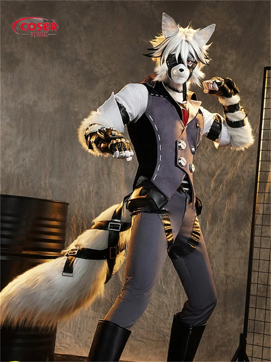 COSER TRIBE Anime Game  Zenless Zone Zero  Von Lycaon  Handsome  Halloween Carnival Role CosPlay Costume Complete Set