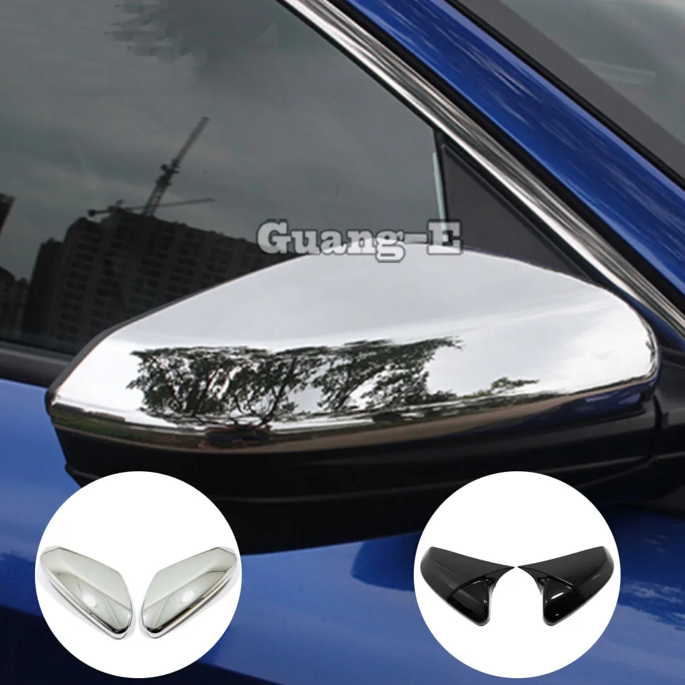 

For Honda Civic 10th 2016 2017 2018 2019 2020 2021 ABS Chrome Decoration Stick Rear View Eyebrow Side Glass Mirror Trim Frame