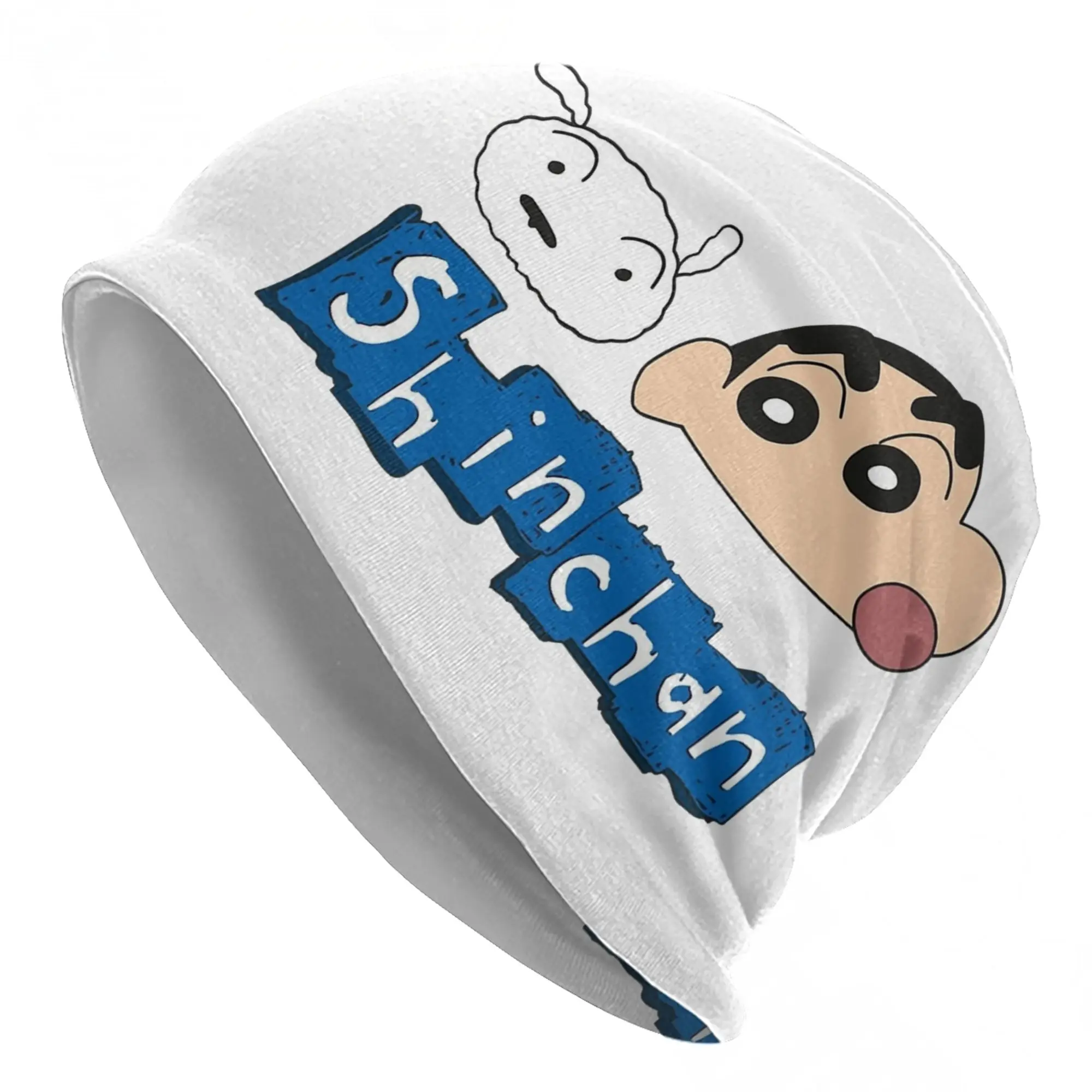 Crayons Shin-chans Caps  Fashion Unisex Street Skullies Beanies Hats Spring Warm Dual-use Bonnet Knit Hat