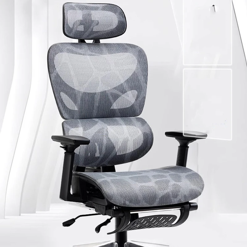 

Black Mesh Office Ergonomic Chair Game Study Rolling Lazy Swivel Chair Recliner Bedroom Cadeira De Escritorio Office Furniture