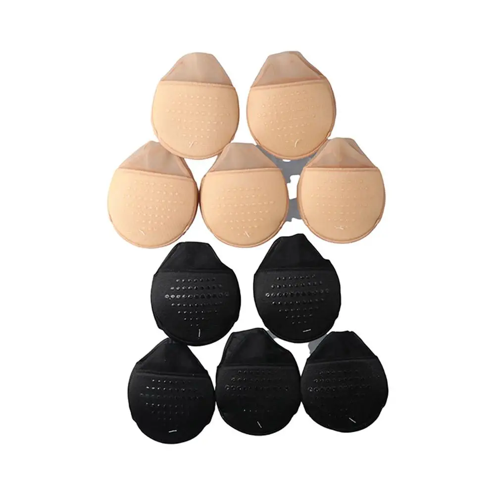 Breathable Foot Pad Anti-Slip Silicone Dotted Girls Forefoot Insoles Half Palm Socks Invisible Socks Women Hosiery
